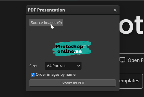 Gộp nhiều ảnh thành file PDF trực tuyến
