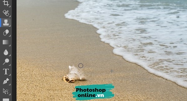 Sử dụng Clone tool trong Photoshop online