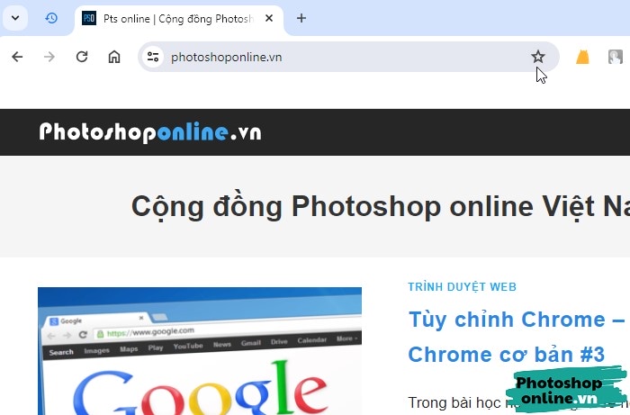 Tạo dấu trang trong Chrome, cách lưu trang web trong Chrome