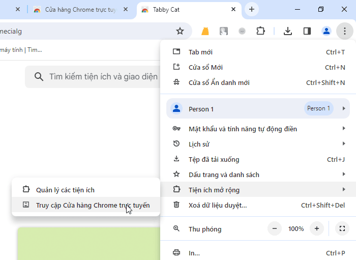 Tùy chỉnh Chrome, hoc chrome cơ bản